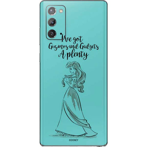 Disney Princess Ariel Gizmos and Gadgets Art Galaxy Note20 5G Skin