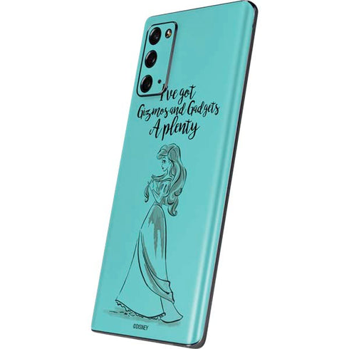 Disney Princess Ariel Gizmos and Gadgets Art Galaxy Note20 5G Skin