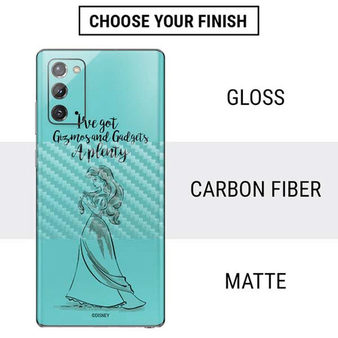 Disney Princess Ariel Gizmos and Gadgets Art Galaxy Note20 5G Skin