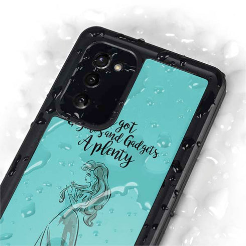Disney Princess Ariel Gizmos and Gadgets Art Galaxy Note20 5G Waterproof Case