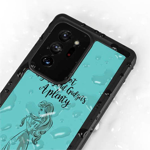 Disney Princess Ariel Gizmos and Gadgets Art Galaxy Note20 Ultra 5G Waterproof Case