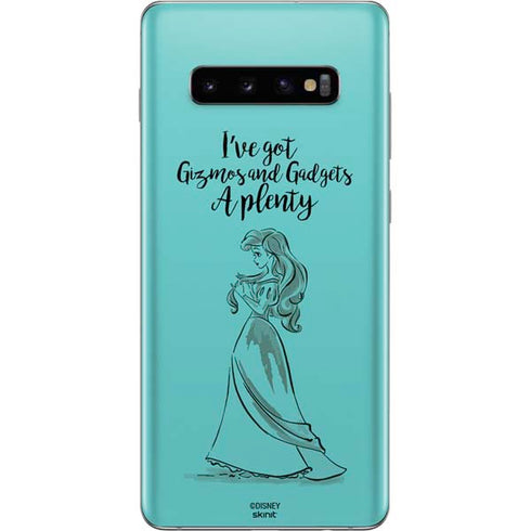 Disney Princess Ariel Gizmos and Gadgets Art Galaxy S10 Plus Skin
