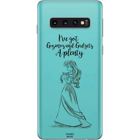 Disney Princess Ariel Gizmos and Gadgets Art Galaxy S10 Skin