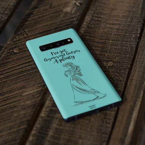 Disney Princess Ariel Gizmos and Gadgets Art Galaxy S10 Skin