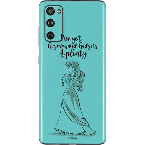 Disney Princess Ariel Gizmos and Gadgets Art Galaxy S20 Fan Edition Skin