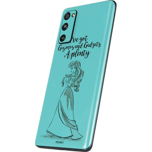 Disney Princess Ariel Gizmos and Gadgets Art Galaxy S20 Fan Edition Skin