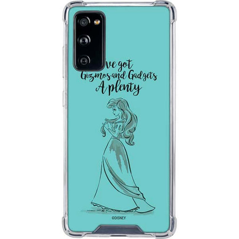Disney Princess Ariel Gizmos and Gadgets Art Galaxy S20 FE Clear Case