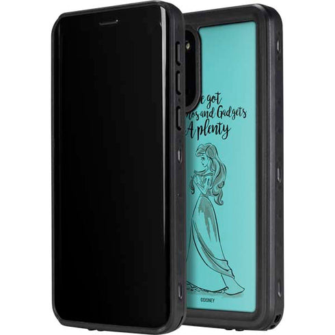 Disney Princess Ariel Gizmos and Gadgets Art Galaxy S20 Plus Waterproof Case