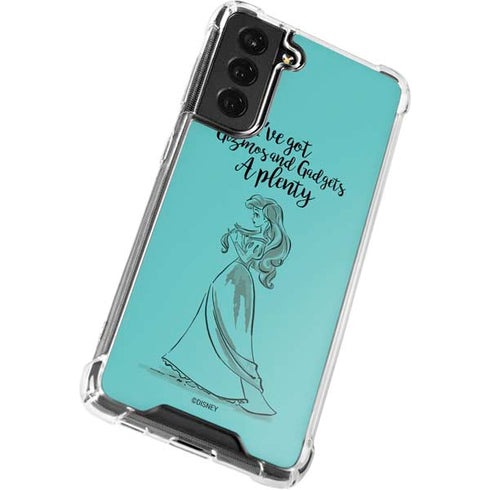 Disney Princess Ariel Gizmos and Gadgets Art Galaxy S21 FE Clear Case