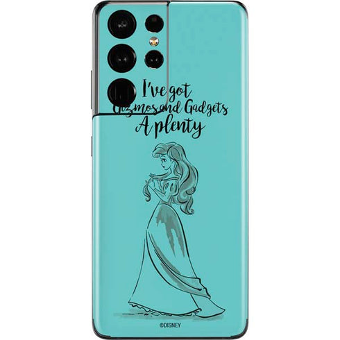 Disney Princess Ariel Gizmos and Gadgets Art Galaxy S21 Ultra 5G Skin
