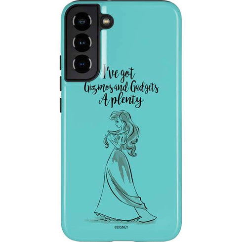 Disney Princess Ariel Gizmos and Gadgets Art Galaxy S22 Plus Pro Case