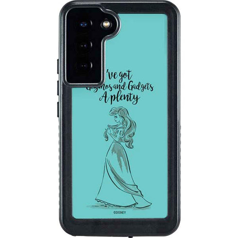 Disney Princess Ariel Gizmos and Gadgets Art Galaxy S23 Plus Waterproof Case