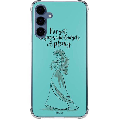 Disney Princess Ariel Gizmos and Gadgets Art Galaxy S24 Clear Case