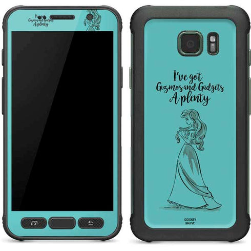 Disney Princess Ariel Gizmos and Gadgets Art Galaxy S7 Active Skin