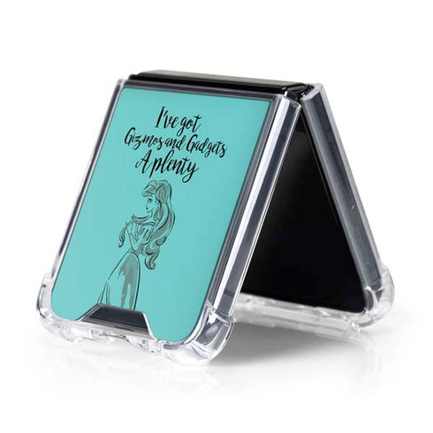Disney Princess Ariel Gizmos and Gadgets Art Galaxy Z Flip5 5G Clear Case