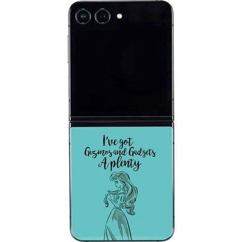 Disney Princess Ariel Gizmos and Gadgets Art Galaxy Z Flip5 5G Skin
