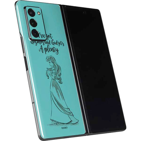 Disney Princess Ariel Gizmos and Gadgets Art Galaxy Z Fold2 5G Skin