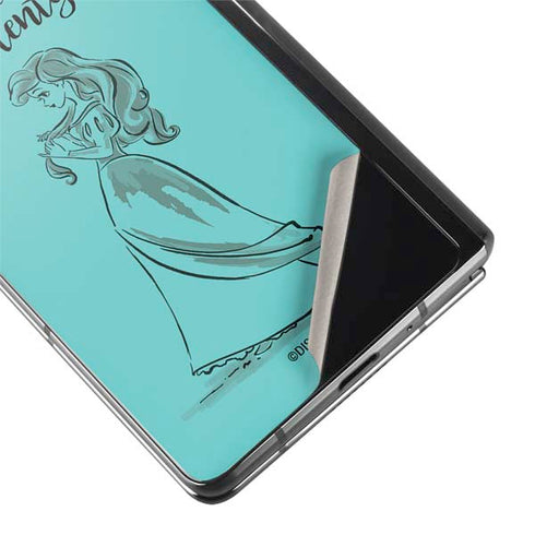 Disney Princess Ariel Gizmos and Gadgets Art Galaxy Z Fold2 5G Skin