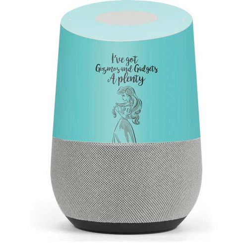 Disney Princess Ariel Gizmos and Gadgets Art Google Home Skin