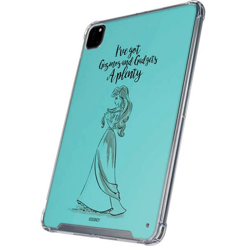 Disney Princess Ariel Gizmos and Gadgets Art iPad Pro 12.9in (2020) Clear Case