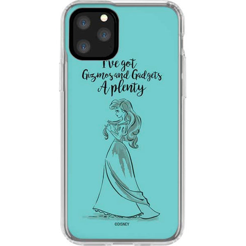 Disney Princess Ariel Gizmos and Gadgets Art iPhone 11 Pro Clear Case