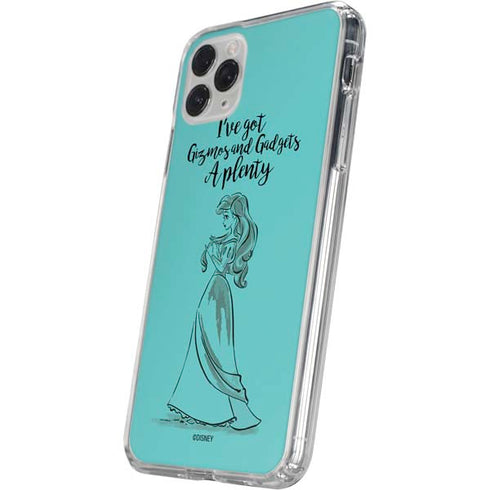 Disney Princess Ariel Gizmos and Gadgets Art iPhone 11 Pro Clear Case