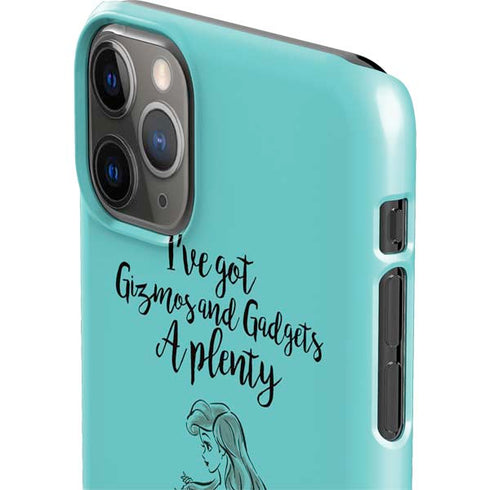 Disney Princess Ariel Gizmos and Gadgets Art iPhone 11 Pro Max Lite Case