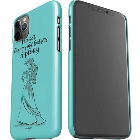 Disney Princess Ariel Gizmos and Gadgets Art iPhone 11 Pro Max Lite Case