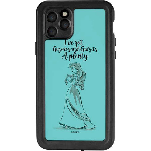 Disney Princess Ariel Gizmos and Gadgets Art iPhone 11 Pro Waterproof Case