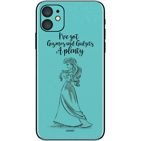 Disney Princess Ariel Gizmos and Gadgets Art iPhone 11 Skin