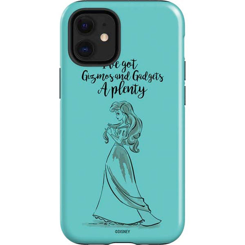 Disney Princess Ariel Gizmos and Gadgets Art iPhone 12 Mini Impact Case