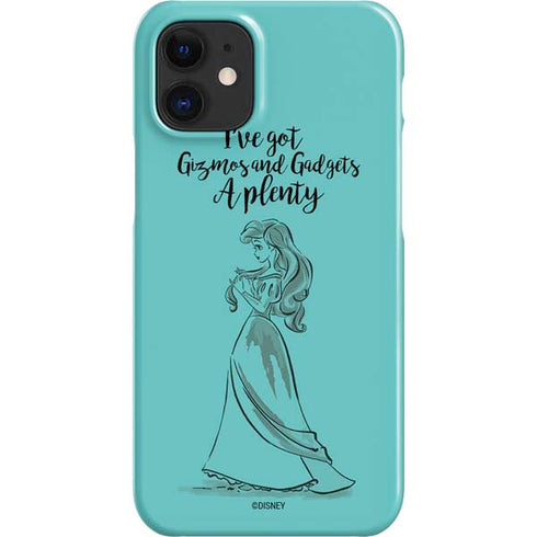 Disney Princess Ariel Gizmos and Gadgets Art iPhone 12 Mini Lite Case