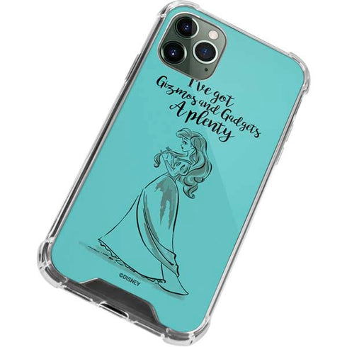 Disney Princess Ariel Gizmos and Gadgets Art iPhone 12 Pro Clear Case