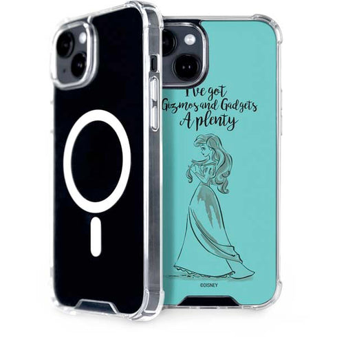 Disney Princess Ariel Gizmos and Gadgets Art iPhone 13 MagSafe Case