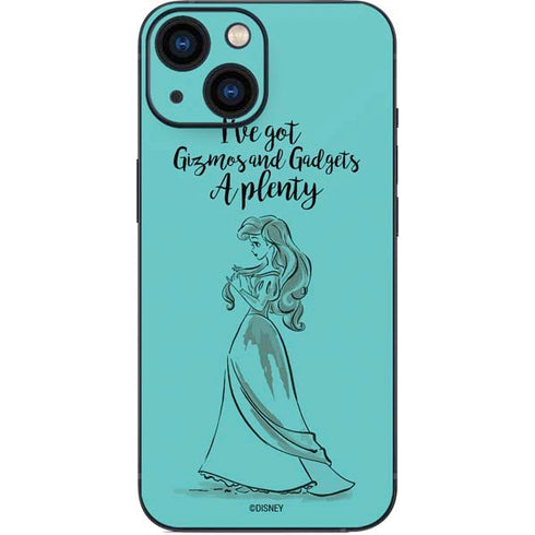 Disney Princess Ariel Gizmos and Gadgets Art iPhone 13 Mini Skin