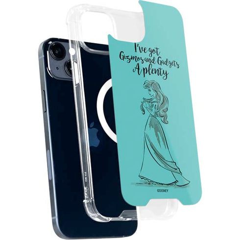 Disney Princess Ariel Gizmos and Gadgets Art iPhone 15 Plus MagSafe Case