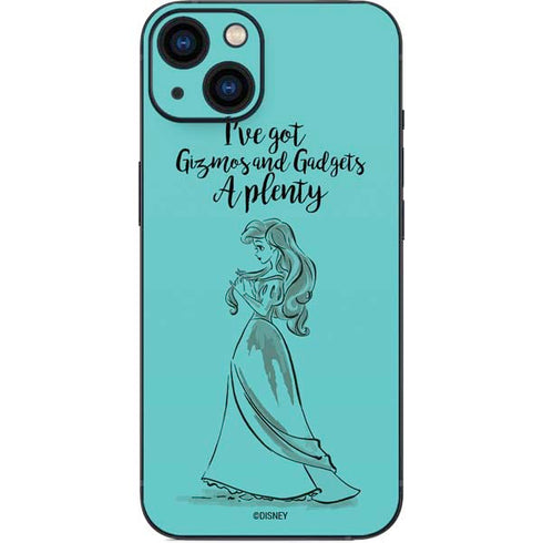 Disney Princess Ariel Gizmos and Gadgets Art iPhone 14 Plus Skin