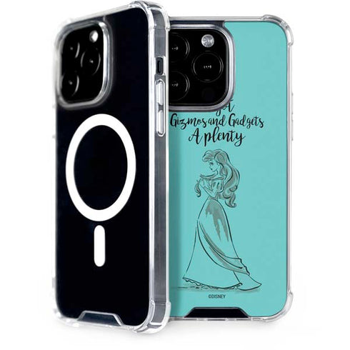 Disney Princess Ariel Gizmos and Gadgets Art iPhone 15 Pro MagSafe Case