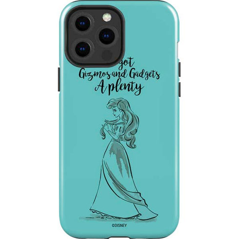 Disney Princess Ariel Gizmos and Gadgets Art iPhone 15 Pro Max Impact Case