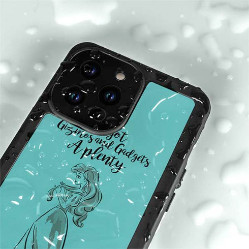 Disney Princess Ariel Gizmos and Gadgets Art iPhone 14 Pro Max Waterproof Case