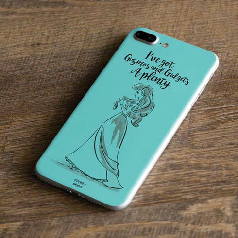 Disney Princess Ariel Gizmos and Gadgets Art iPhone 8 Plus Skin