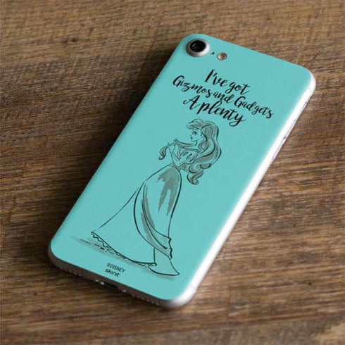Disney Princess Ariel Gizmos and Gadgets Art iPhone 8 Skin