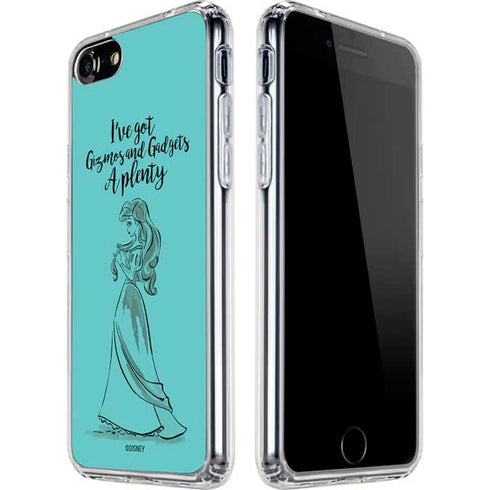 Disney Princess Ariel Gizmos and Gadgets Art iPhone SE (2nd & 3rd Gen) Clear Case