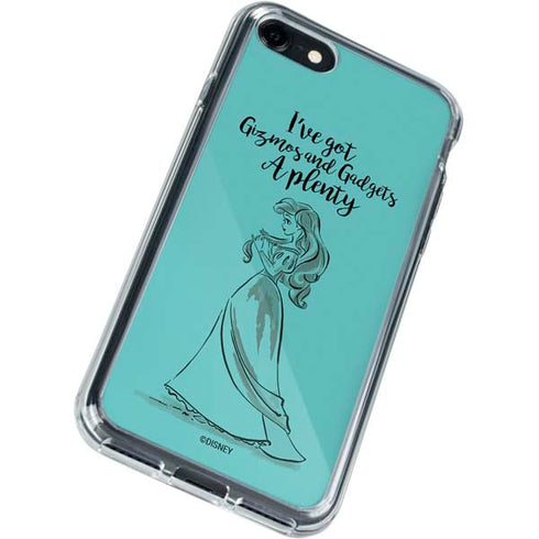 Disney Princess Ariel Gizmos and Gadgets Art iPhone SE (2nd & 3rd Gen) Clear Case