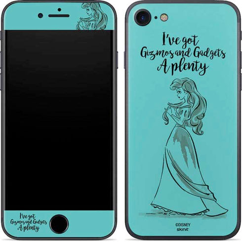Disney Princess Ariel Gizmos and Gadgets Art iPhone SE (2nd & 3rd Gen) Skin