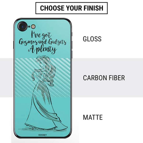 Disney Princess Ariel Gizmos and Gadgets Art iPhone SE (2nd & 3rd Gen) Skin
