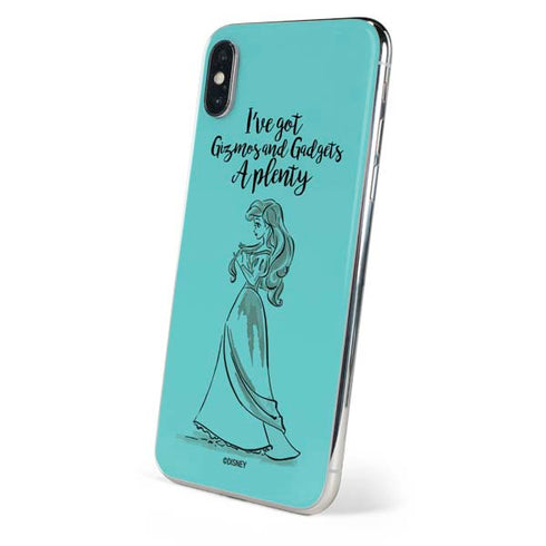 Disney Princess Ariel Gizmos and Gadgets Art iPhone X Skin