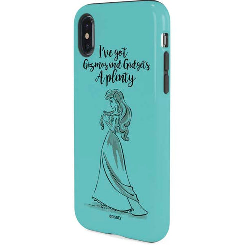Disney Princess Ariel Gizmos and Gadgets Art iPhone XS Pro Case