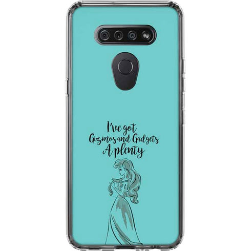 Disney Princess Ariel Gizmos and Gadgets Art LG K51/Q51 Clear Case