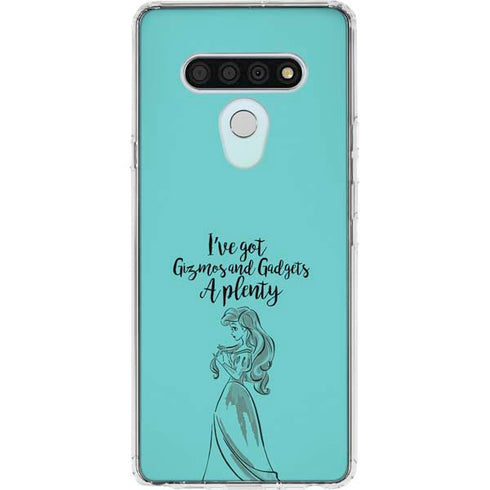 Disney Princess Ariel Gizmos and Gadgets Art LG Stylo 6 Clear Case